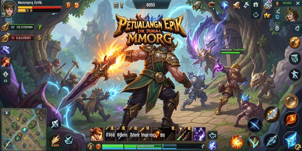Tangkapan layar dari gameplay 8055 yang menakjubkan.