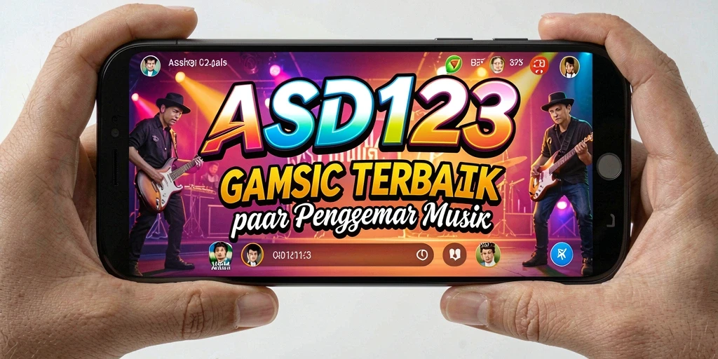 Gameplay seru dan interaktif dalam ASD123 yang menampilkan musik.