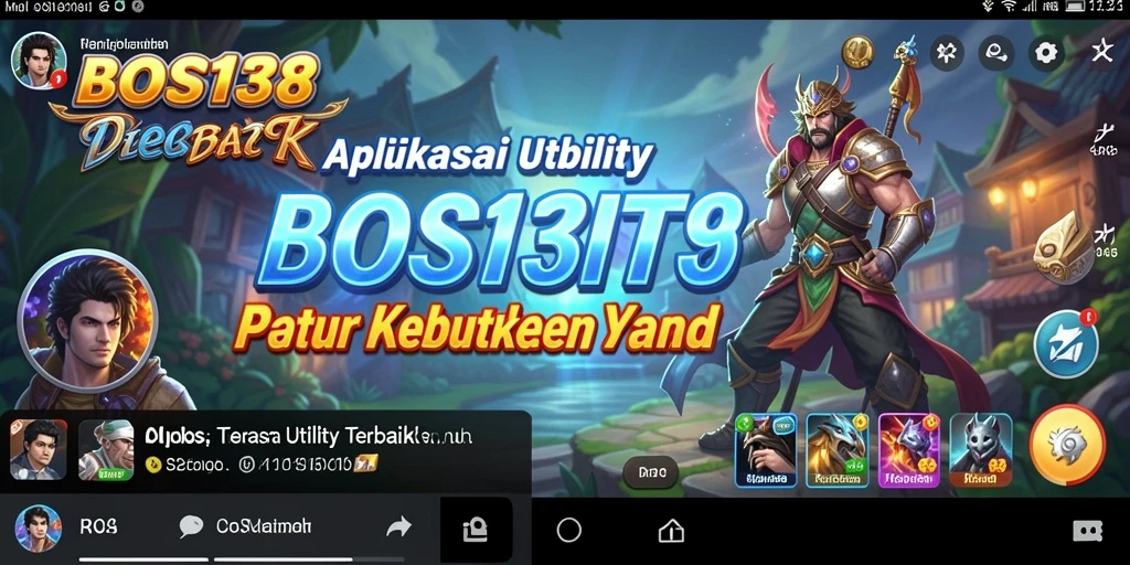 Tampilan antarmuka BOS138 yang sederhana dan intuitif.
