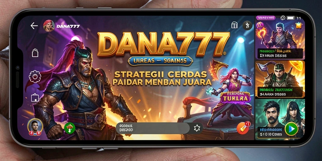 Screenshot gameplay DANA777 yang menunjukkan strategi menarik.