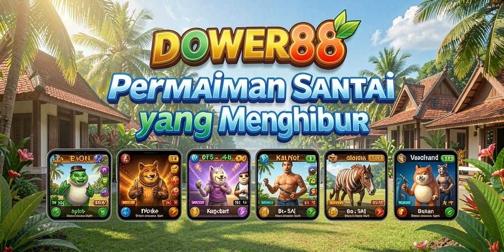 Tampilan menarik dari DOWER88 yang menunjukkan gameplay santai dan menyenangkan.