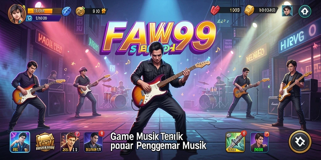 Gameplay menarik dari FA99 dengan berbagai pilihan lagu musik.