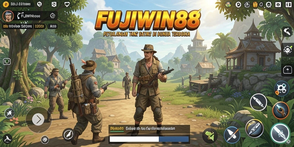 Tampilan gameplay yang menarik dari FUJIWIN88 di dunia terbuka.