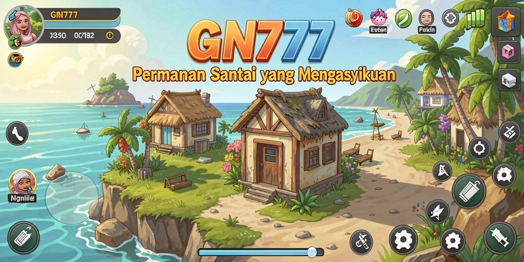 Screenshot gameplay GN777 menampilkan aksi santai yang menyenangkan.