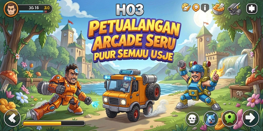 Gameplay seru H03 di dunia arcade penuh tantangan.