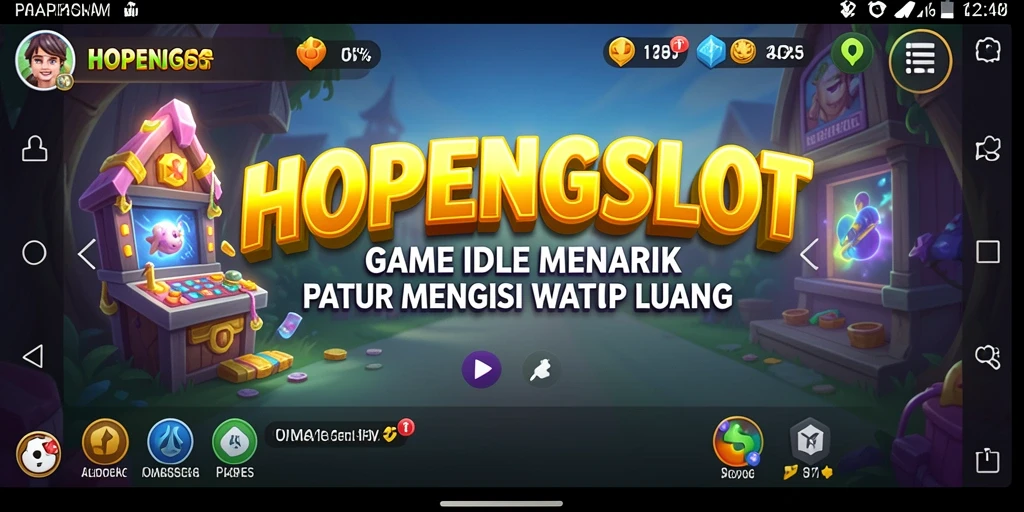 Tampilan utama HOPENGSLOT menampilkan gameplay yang menggembirakan dan grafis yang cerah.