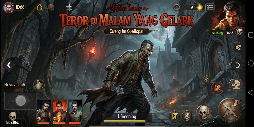 Screenshot ID66 menunjukkan suasana mencekam dan gameplay yang menegangkan.