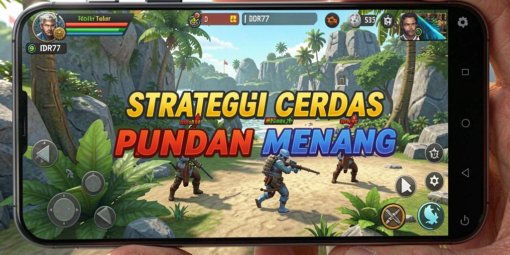 Tampilan gameplay strategi yang mendebarkan di IDR77.