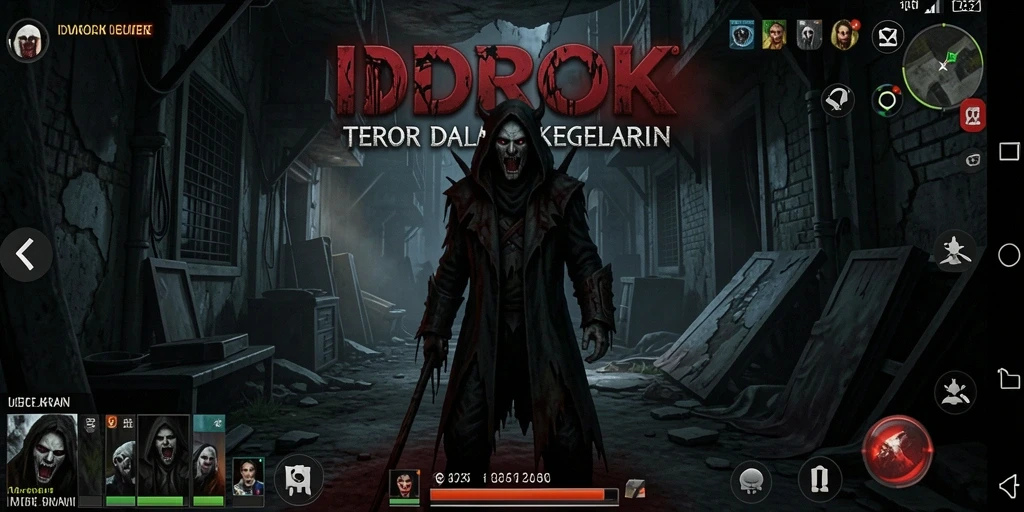 Tampilan gameplay menegangkan di dunia kegelapan IDROK.