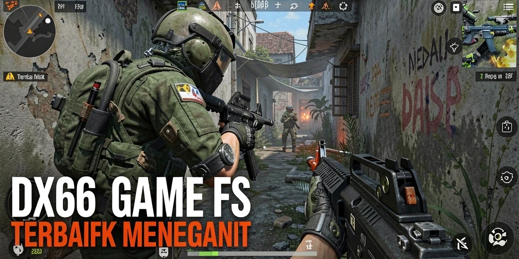 Screenshot gameplay IDX66 menampilkan pertempuran intens dengan grafis yang memukau.