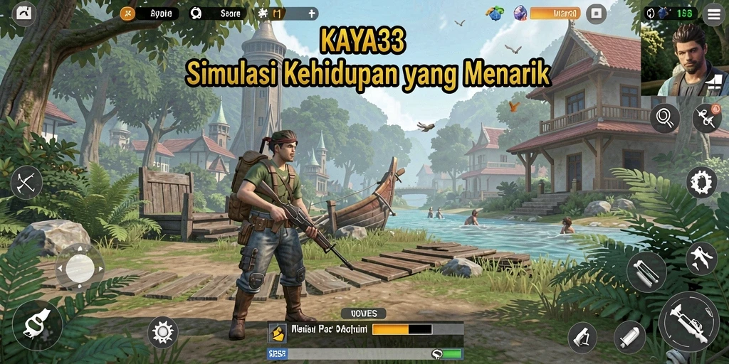 Tampilan gameplay KAYA33 yang memukau dalam dunia virtual.