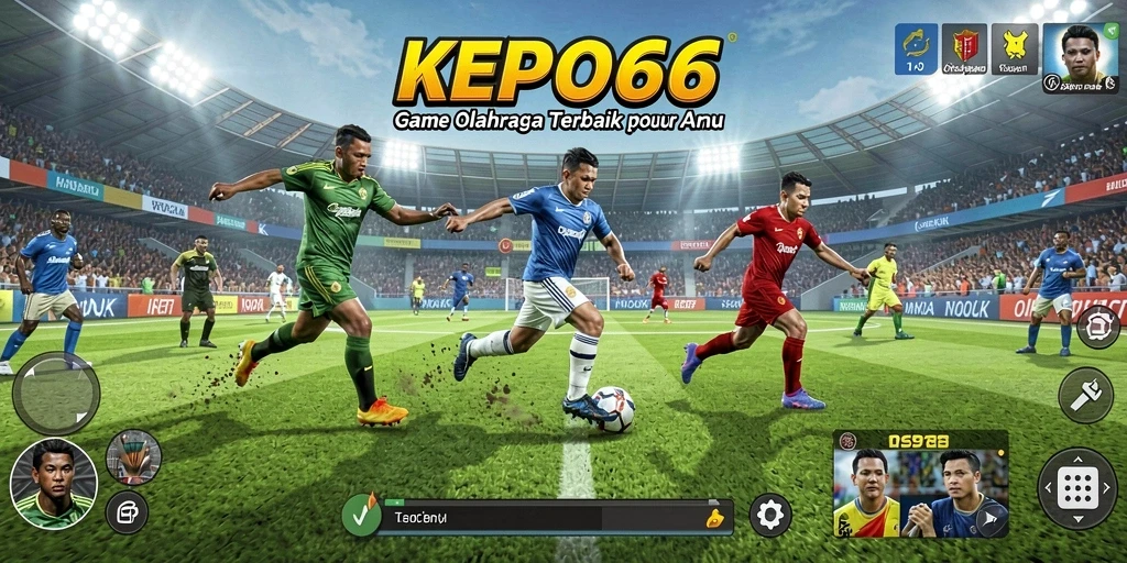 Tampilan gameplay menarik dari KEPO66 yang penuh aksi olahraga.