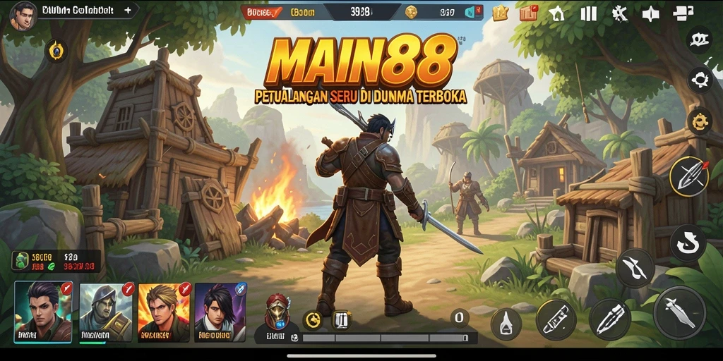 Screenshot gameplay MAIN88 menampilkan petualangan di dunia terbuka yang menakjubkan.