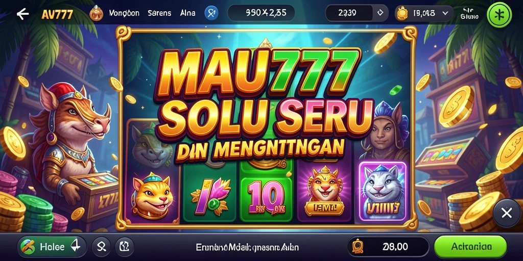 Tampilan menarik dari gameplay MAU777 yang menggugah selera.