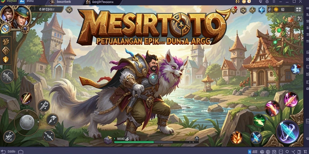 Tampilan gameplay <strong>MESIRTOTO</strong> yang mendebarkan dan penuh aksi.