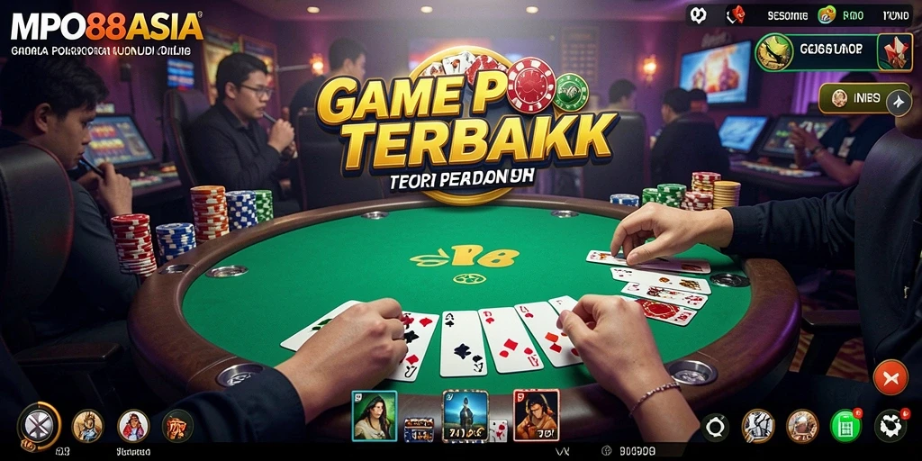 Screenshot MPO88ASIA menunjukkan gameplay poker yang seru dan interaktif.