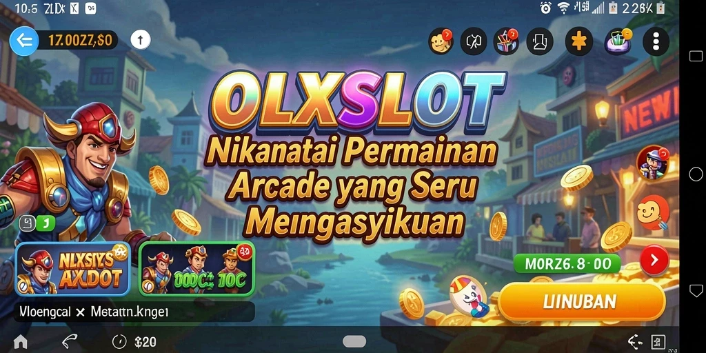 Tampilan gameplay seru dan penuh warna dari OLXSLOT.