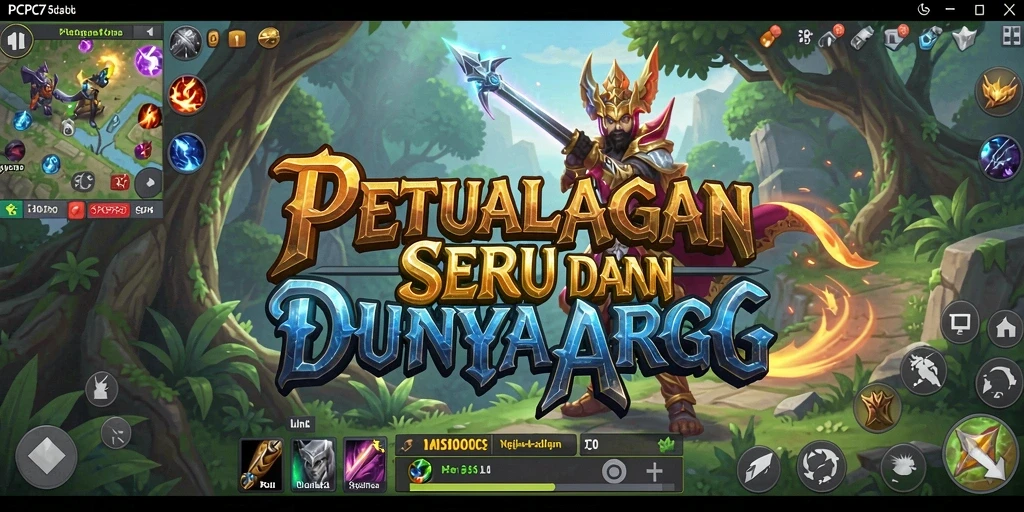 Gameplay seru dalam dunia ARPG penuh petualangan.