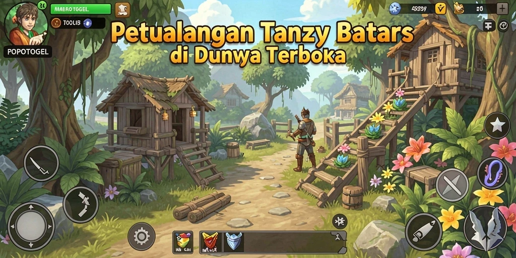 Tampilan gameplay Open World yang menakjubkan di POPOTOGEL.
