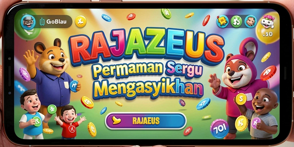 Tampilan gameplay seru dari RAJAZEUS yang menampilkan pertandingan Bingo.
