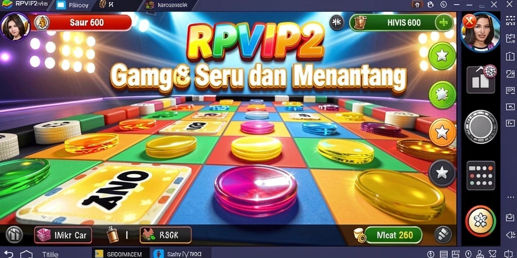 Tampilan gameplay seru dari RPVIP2 yang menampilkan momen Bingo menarik.