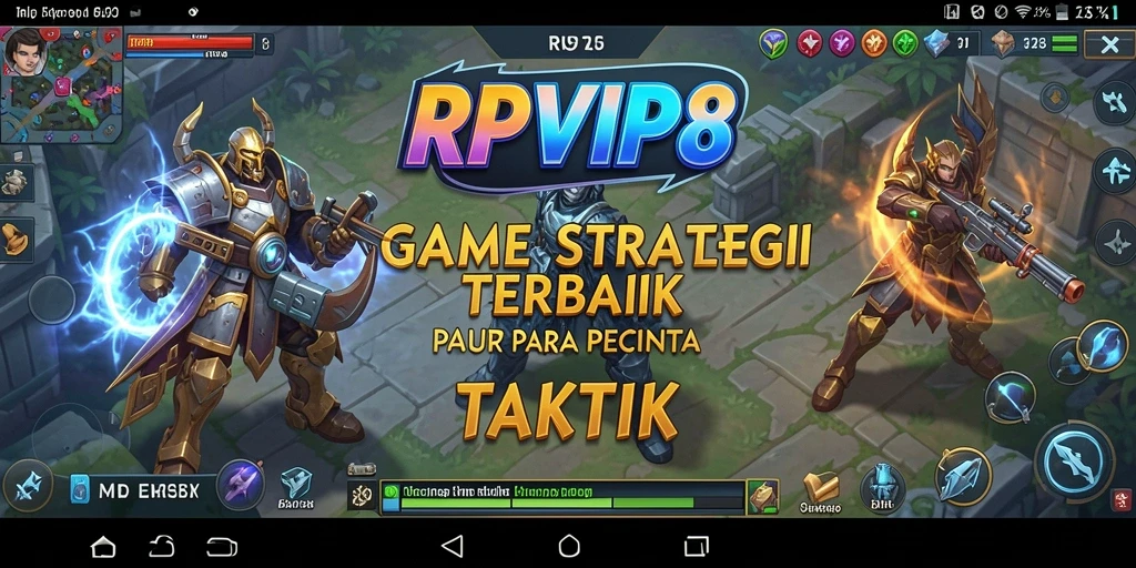 Tangkapan layar RPVIP8 menampilkan strategi taktis yang mendebarkan.