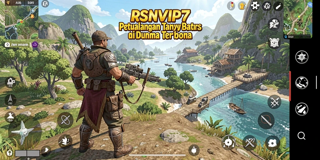 Tampilan gameplay RSNVIP7 yang menakjubkan dengan berbagai aktivitas di dunia terbuka.