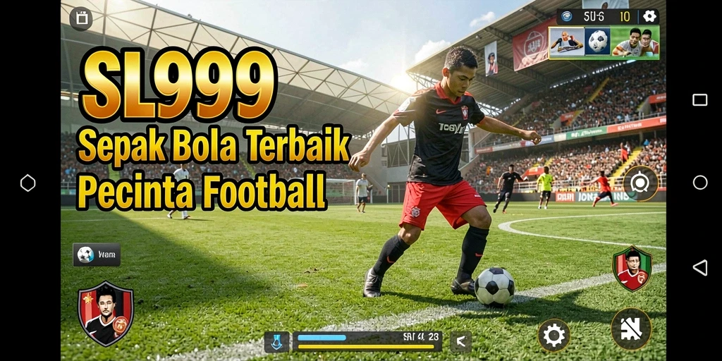 Tampilan gameplay <strong>SL999</strong> yang seru dalam aksi sepak bola.