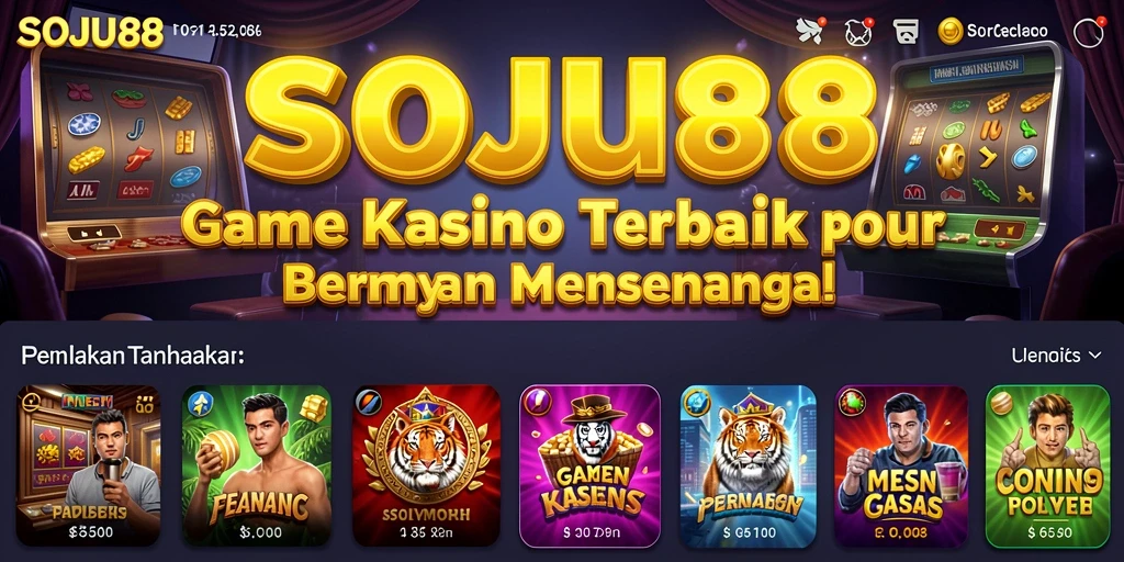 Tampilan gameplay Kasino yang menegangkan di SOJU88.