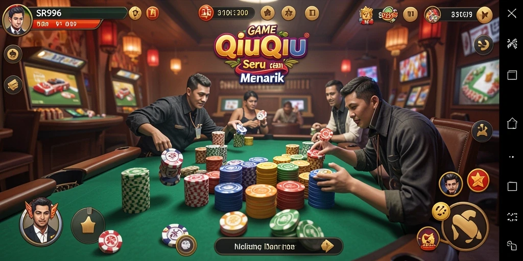 Gameplay seru QiuQiu di SR996 dengan fitur interaktif.