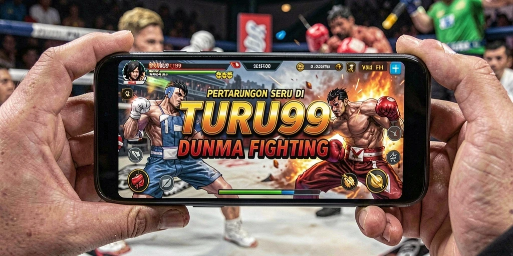 Tampilan seru pertarungan karakter dalam TURU99.