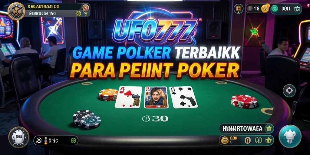Tangkapan layar gameplay seru di UFO777 yang menampilkan suasana poker yang mendebarkan.