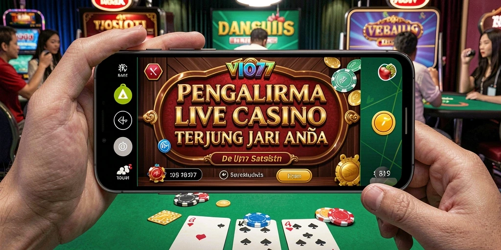 Gameplay menarik Live Casino di VIO77 dengan dealer profesional.