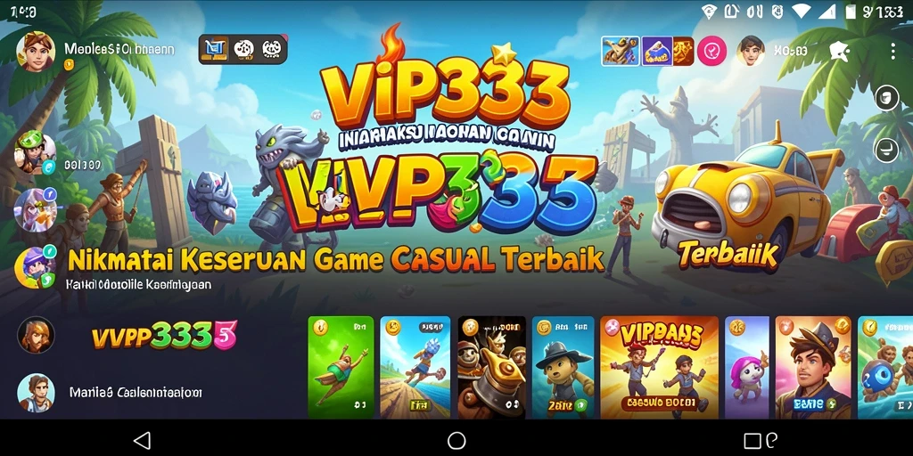 Tampilan utama gameplay VIP333 yang mengasyikkan dan penuh warna.