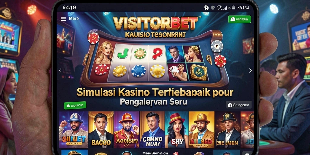 Screenshot gameplay <strong>VISITORBET</strong> menampilkan suasana kasino yang mendebarkan.