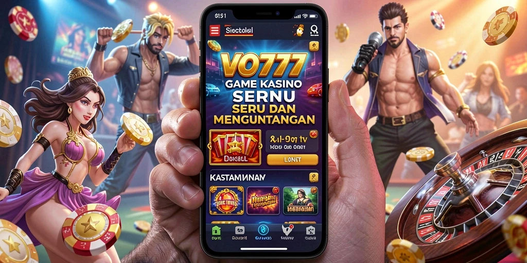 Screenshot utama VO777 menampilkan antarmuka permainan Kasino yang menarik.